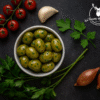 olives vertes ail et persil